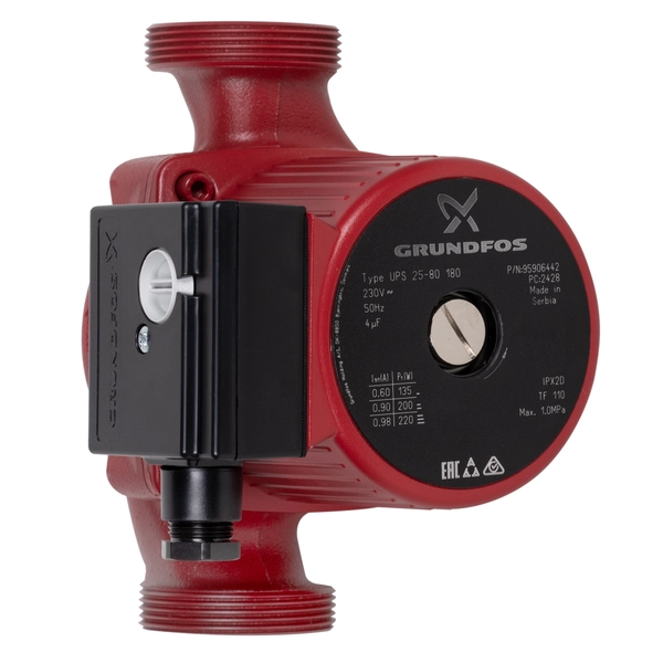 Насос циркуляционный GRUNDFOS UPS 25-80 — фото 1