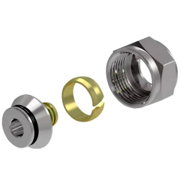 Фитинг коллекторный Royal Thermo 16х2,0 мм "евроконус", 3/4" — фото 1