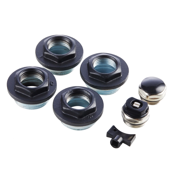 Набор присоединительный Royal Thermo 1/2'' black — фото 1