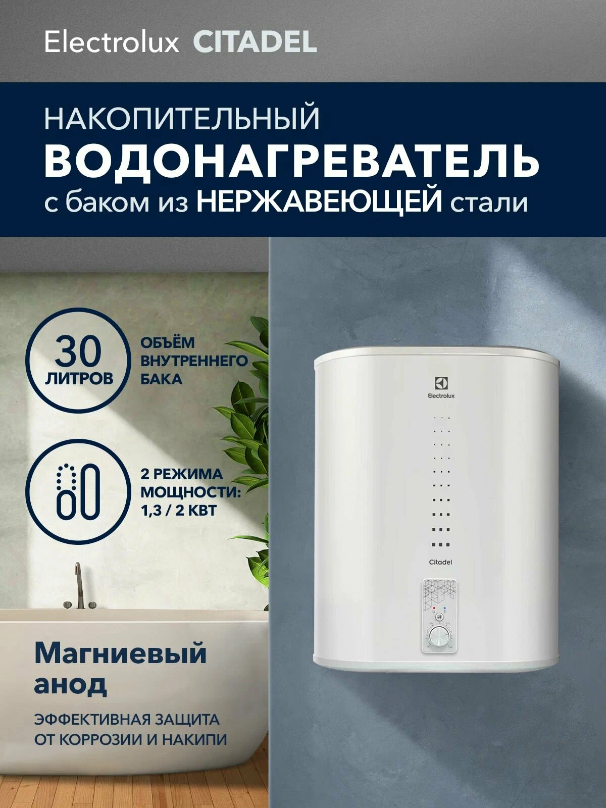 Водонагреватель Electrolux EWH 30 Regency — фото 1