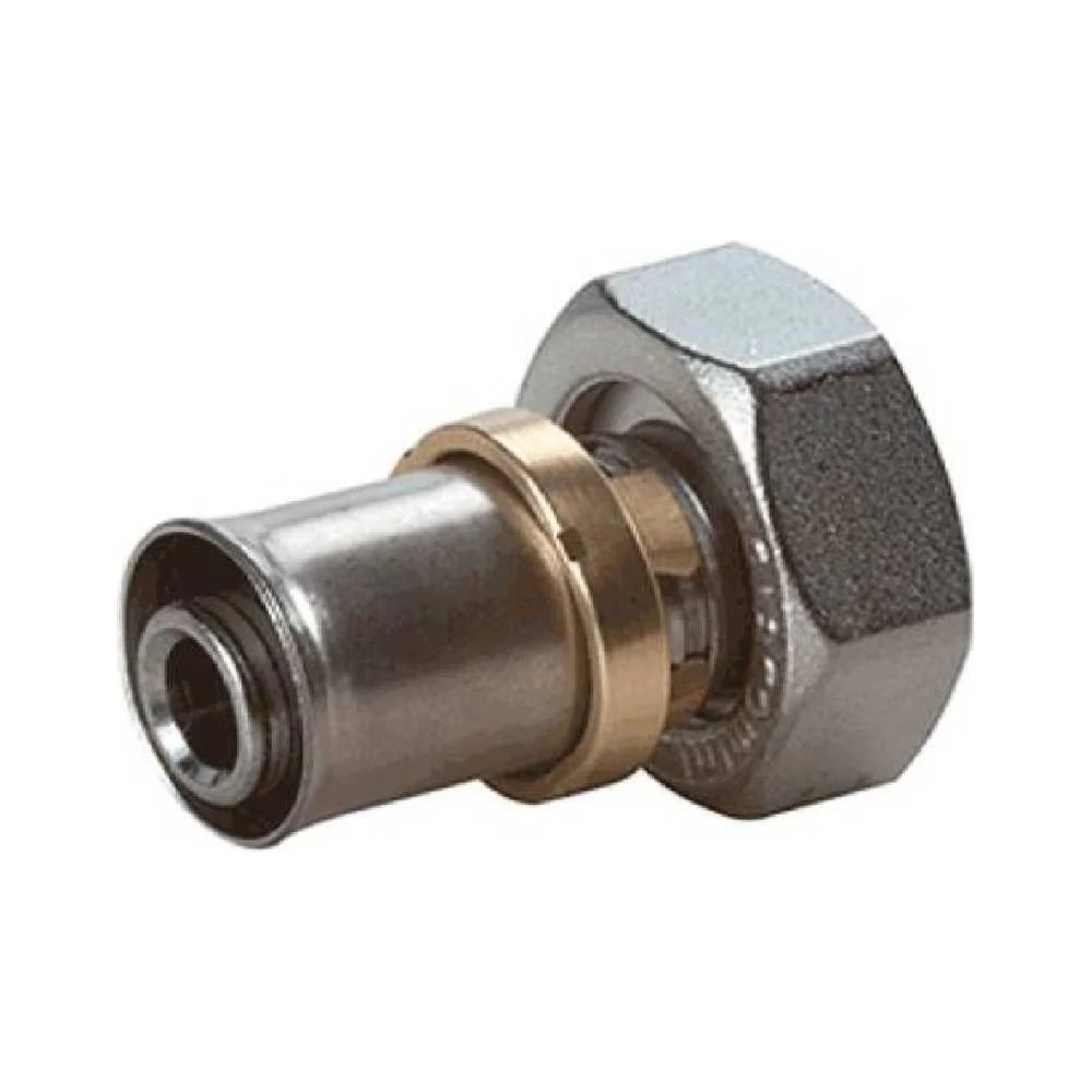 Угольник-пресс Giacomini латунь ВР 20x1/2" с кронштейном, RM139Y037 — фото 1