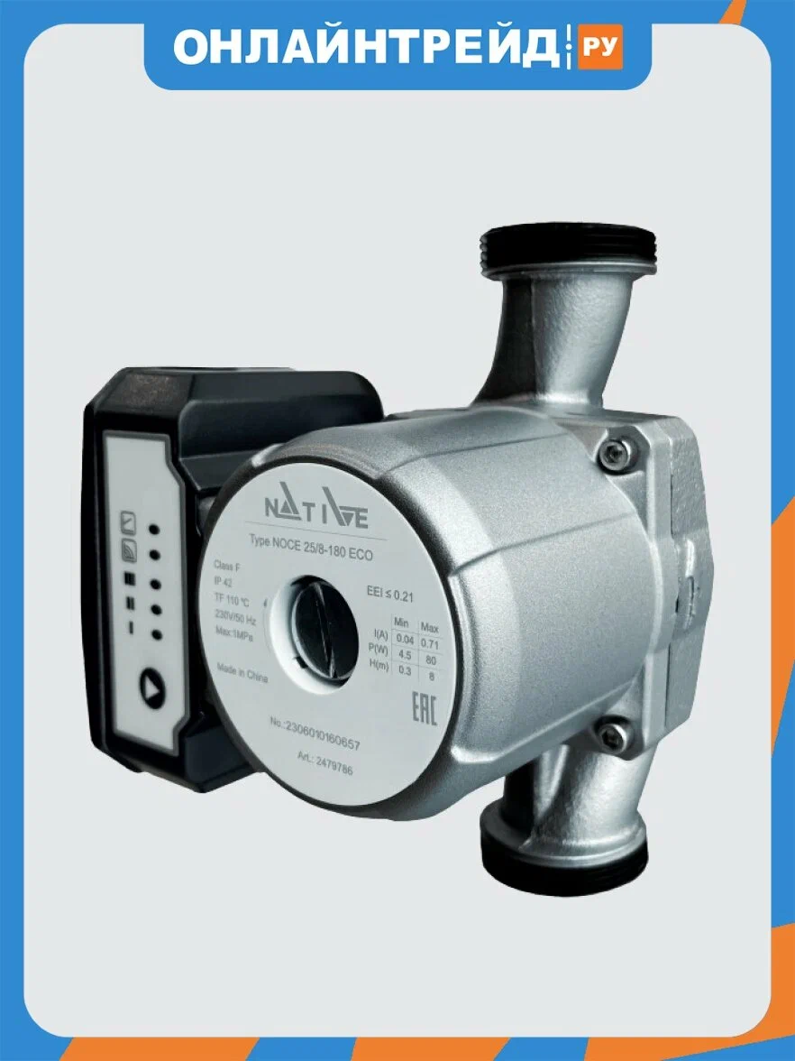 Насос WILO NOCE 25/8-180 ECO — фото 1