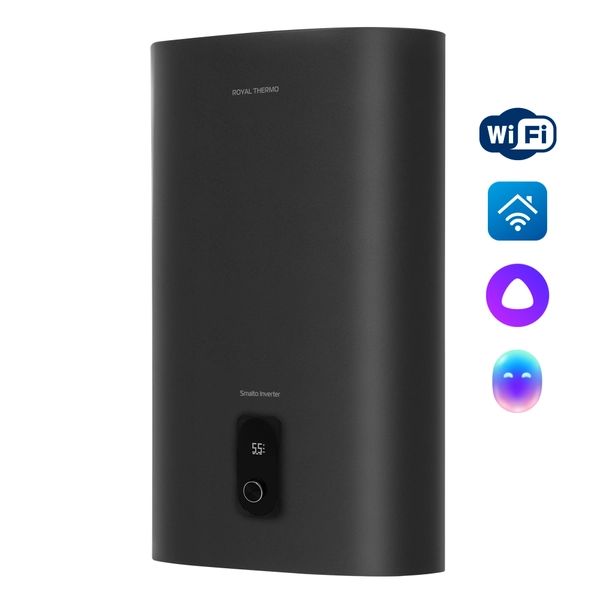 Водонагреватель Royal Thermo RWH 30 Smalto Inverter Grafit — фото 1