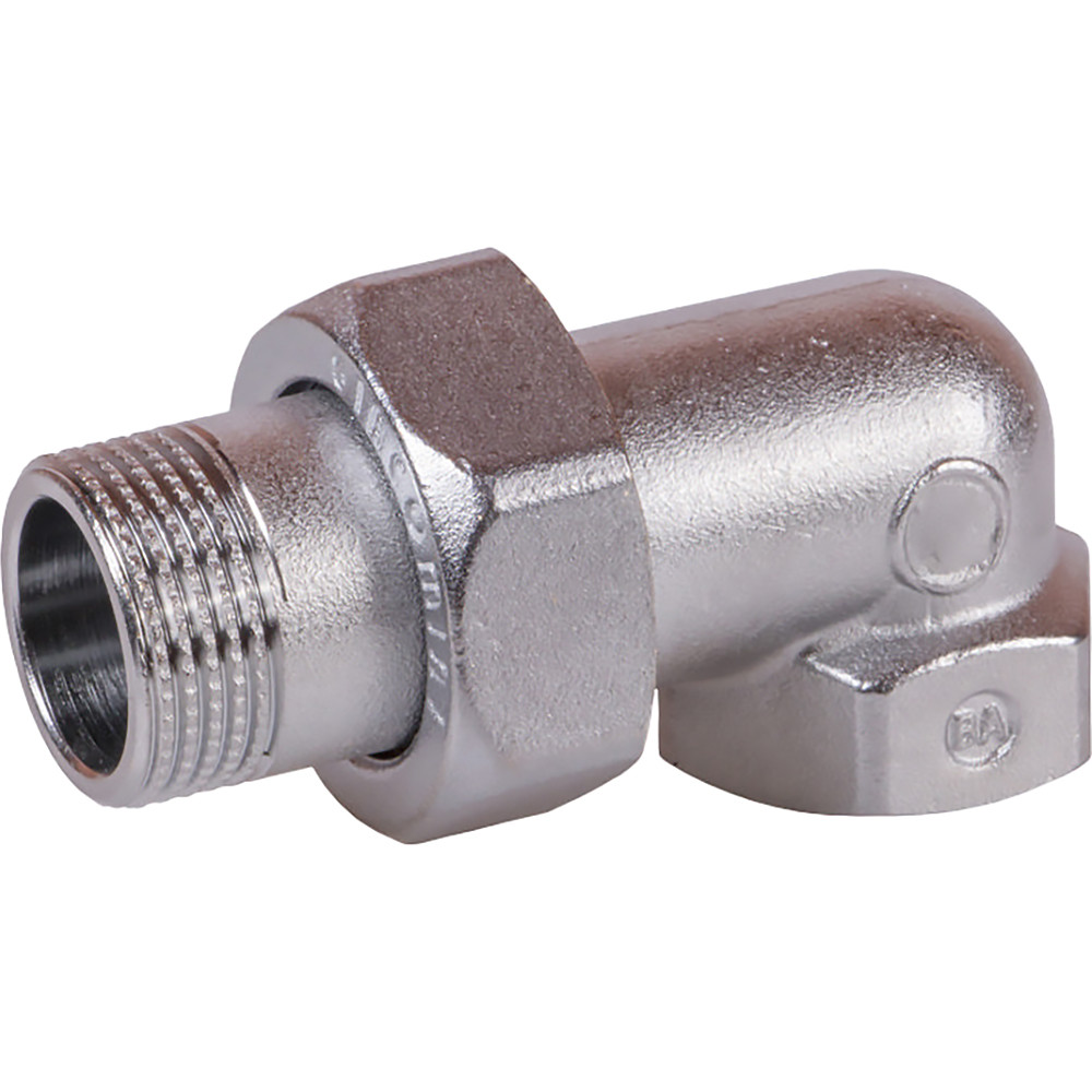 Фитинг угловой Giacomini с отводом 1/2"x(16x2), RM19Y033 — фото 1