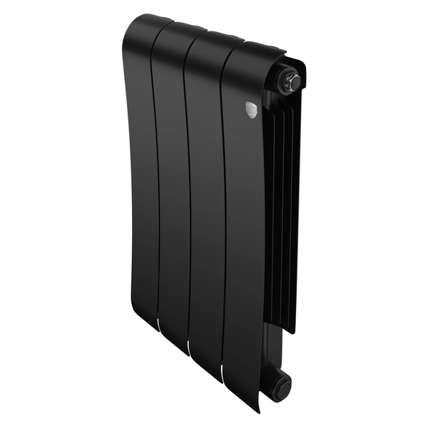 Радиатор биметаллический Royal Thermo Infinity 500 Noir Sable - 4 секц. — фото 1