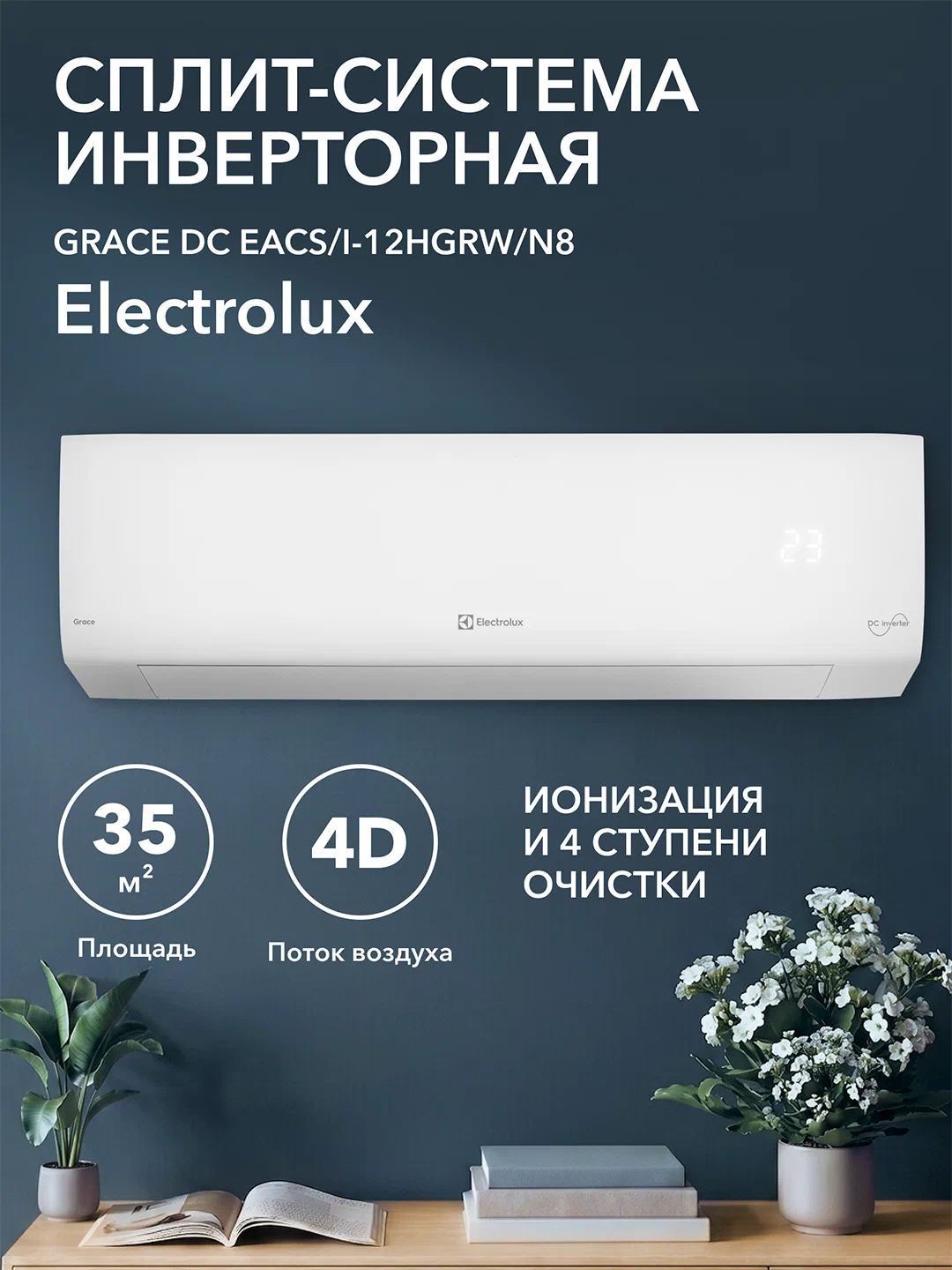 Кондиционер Electrolux EACS/I-12HAV/N8_V2/WF — фото 1
