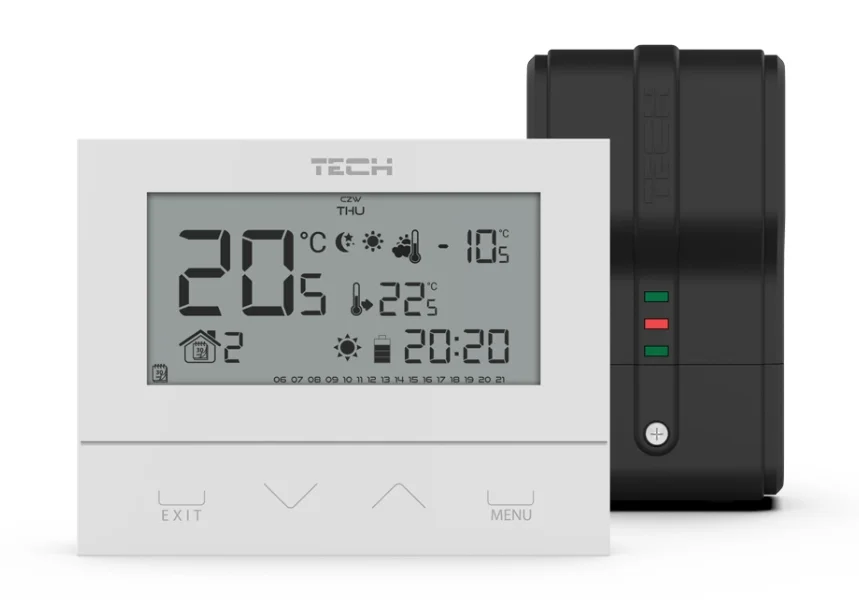 TECH ST-292 v2 черный, Комнатный беспроводной регулятор — фото 1