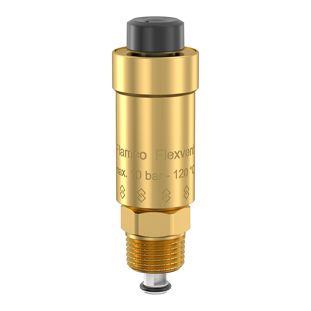 Автоматический воздухоотводчик Flexvent 1/2" с отсеч.клапоном Flamco — фото 1