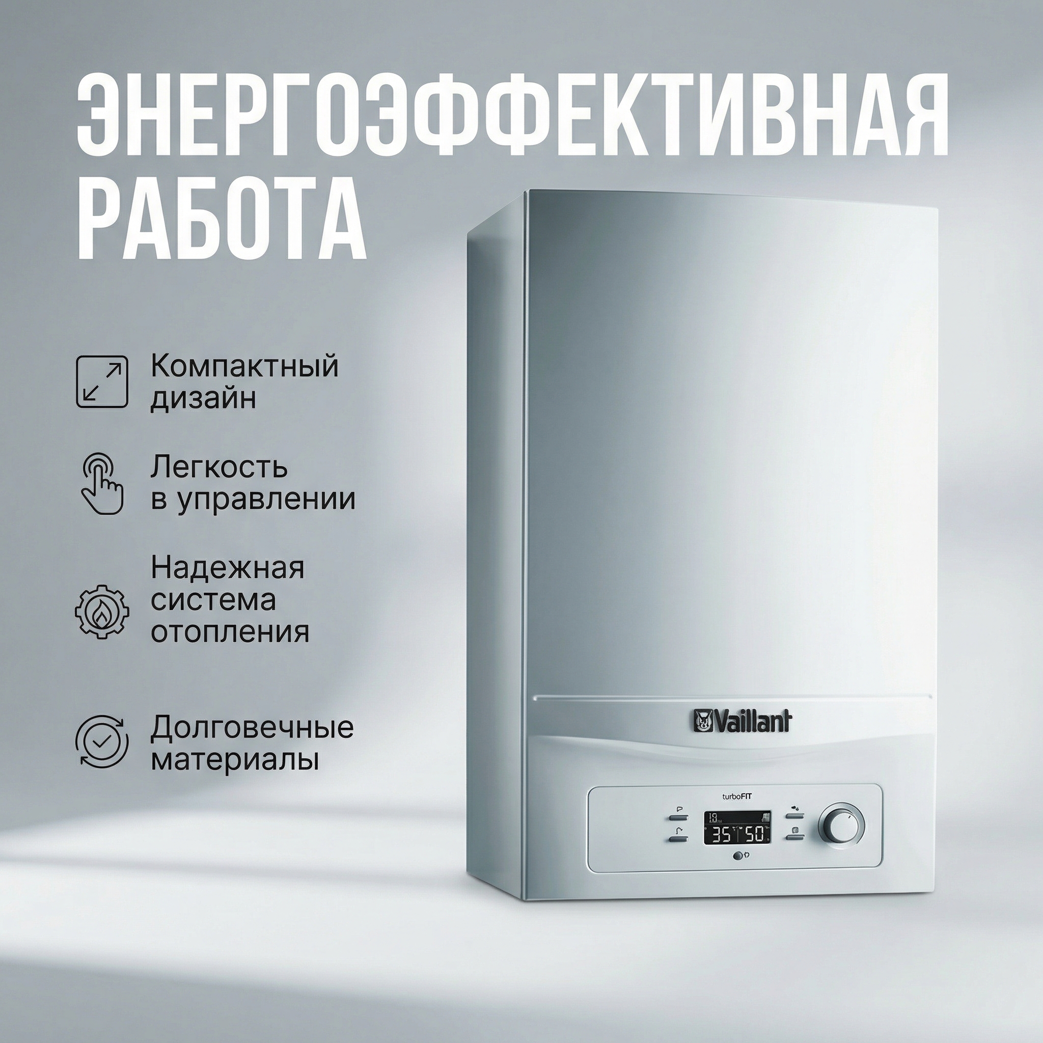 Газовый котел Vaillant VUW 242/5-2 turboFIT — фото 1