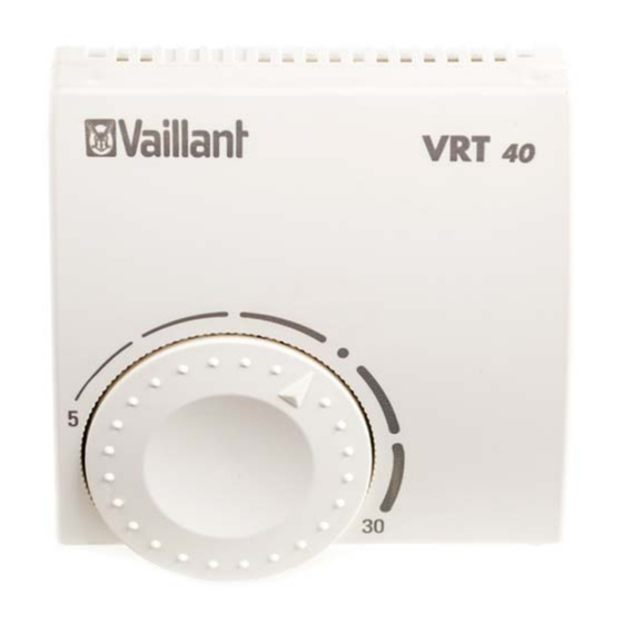 Комнатный регулятор температуры Vaillant VRT 40 — фото 1