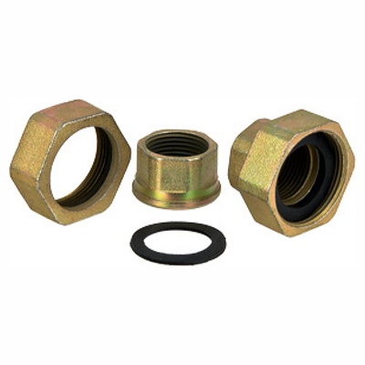 Комплект гаек для циркуляционного насоса PIPE-UNION-2634-G1 1/2 X 1 -FTM-CHR-YEL WILO — фото 1