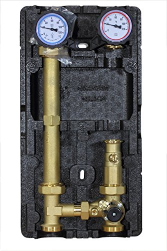 Насосная группа PrimoTherm 180-2 Vario с регулируемым 3-ходовым клапаном KvsVario (без привода, без насоса) — фото 1