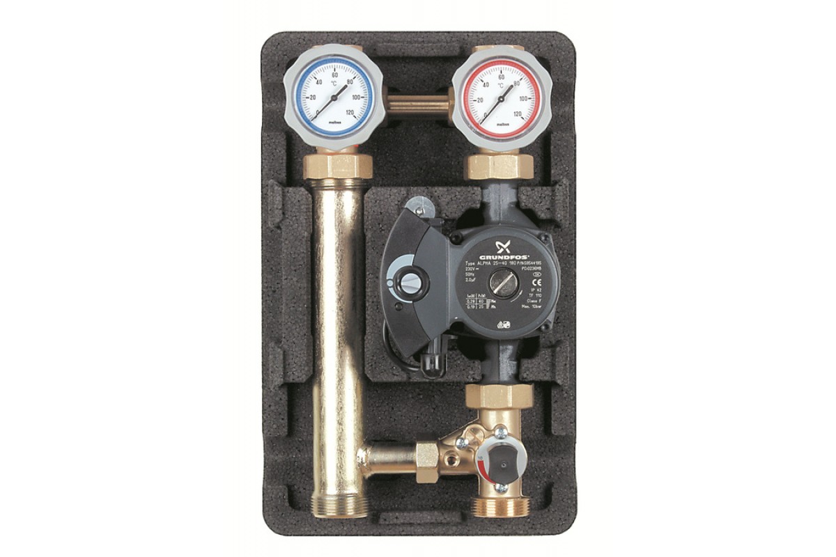 Насосная группа Meibes с насосом Grundfos UPC 25/60 GF (без привода) — фото 1