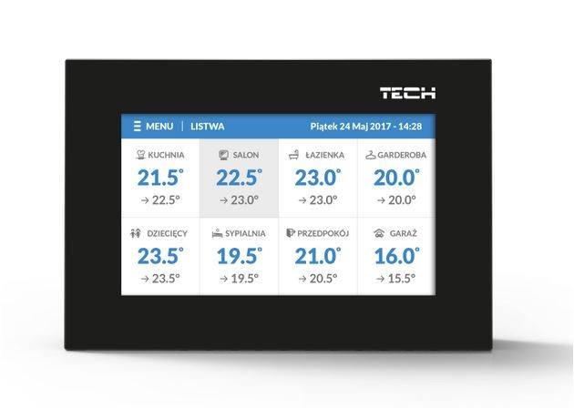 Tech ST-16S WiFi Беспроводной терморегулятор для радиаторного отопления — фото 1